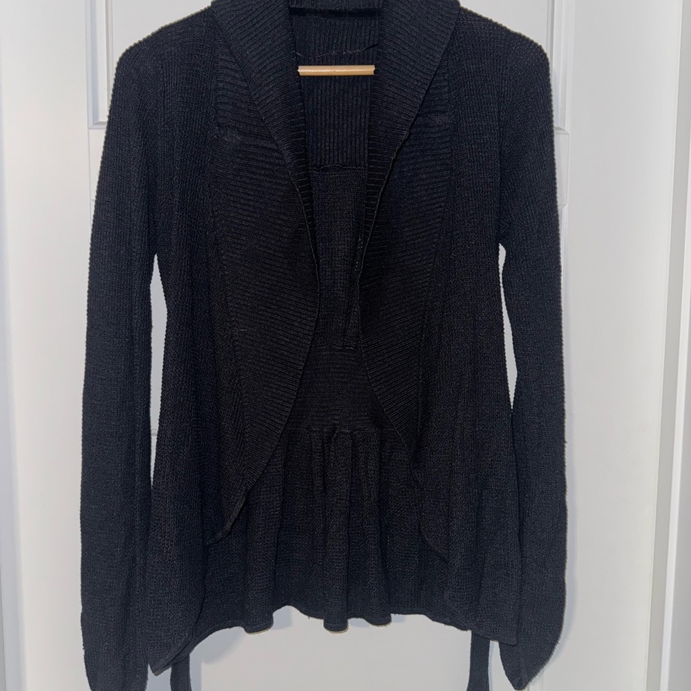 Lululemon dark grey wrap Sweater